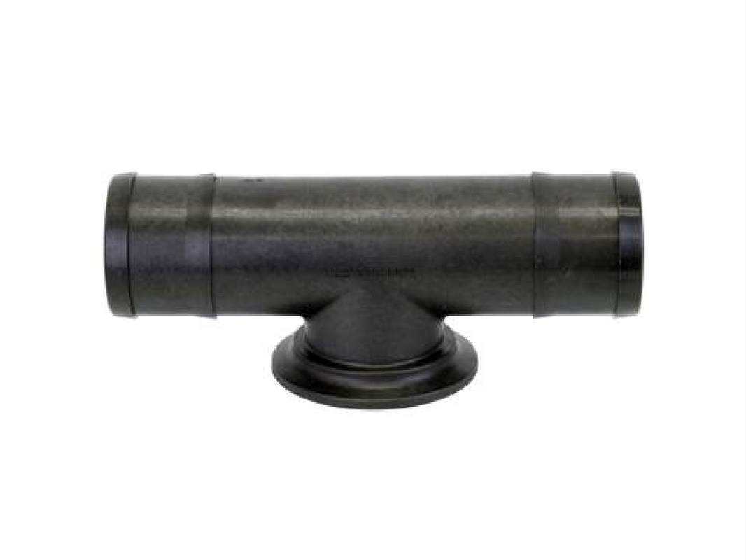 Banjo Manifold Flange x Hose Barb Tee