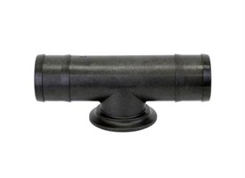 Banjo Manifold Flange x Hose Barb Tee